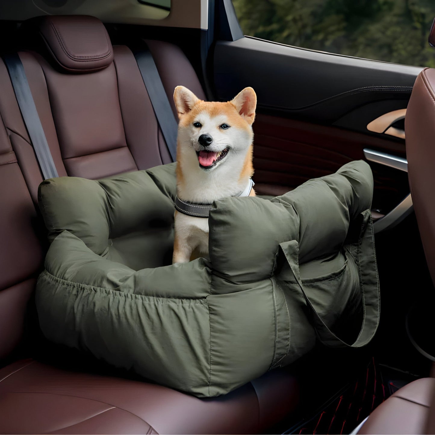 ComfyRide | Dog Car Seat Bed – Safe, Soft & Travel-Friendly Pet Carrier