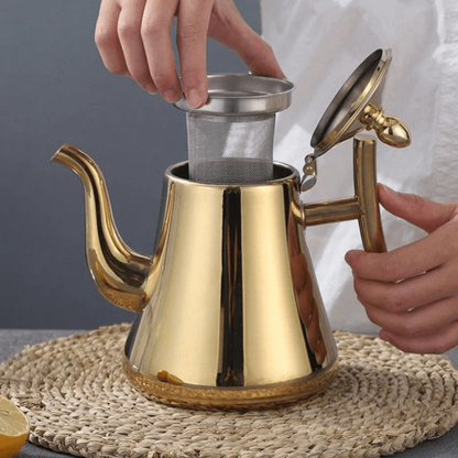 PureBoil Stainless Steel Induction Kettle with Built-In Water Filter – 1.5L Fast Boil