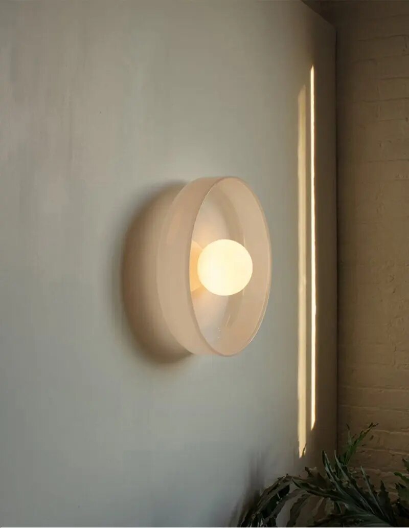 GlassGlow Nordic Ceiling Light – Minimalist Glass Pendant for Modern Interiors