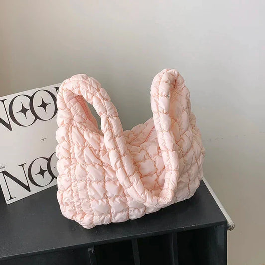 Stylish Quilted Crossbody Bag – Elegant Everyday Shoulder Handbag with Adjustable Strap