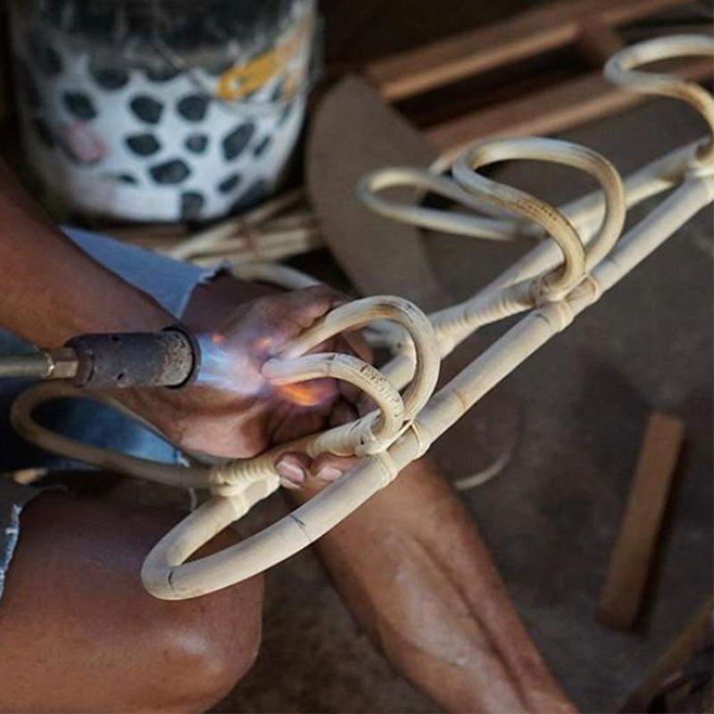 BohoLoop | Retro Rattan Wall Hook – Stylish & Functional Bohemian Storage