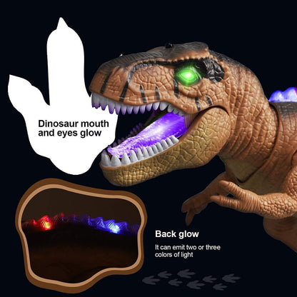 Remote Control T-Rex Dinosaur with LED Lights and Roaring Sound