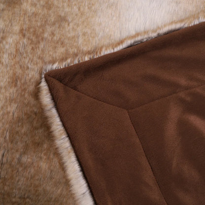 Luxurious Mink Faux Fur Throw Blanket – Elegant, Soft & Cozy