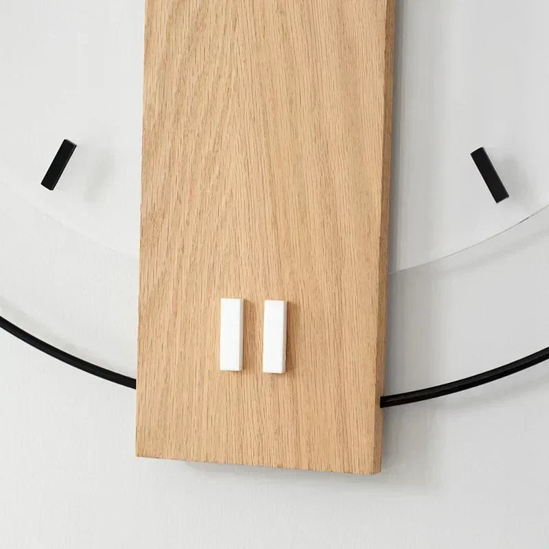 SilentOak – Minimalist Wooden Wall Clock with Silent Movement