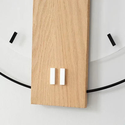 SilentOak – Minimalist Wooden Wall Clock with Silent Movement