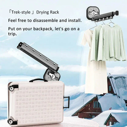 WallDry Flex – Foldable Wall-Mounted Clothes Dryer for Space-Saving Laundry