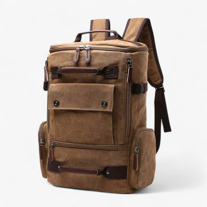 Vintage Canvas Backpack – Stylish & Functional with Laptop Compartment for Everyday & Adventure