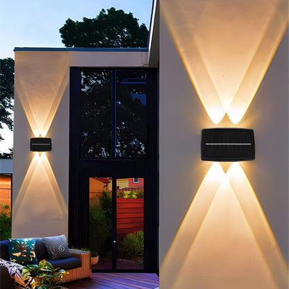 Solar LED Outdoor Wall Light - Waterproof & Energy Efficient