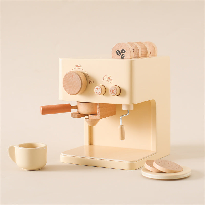 Little Barista Wooden Coffee Machine – Educational Pretend Play Toy | for Kids Age 1+
