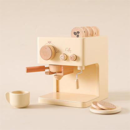 Little Barista Wooden Coffee Machine – Educational Pretend Play Toy | for Kids Age 1+