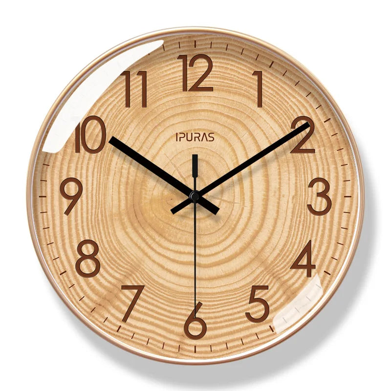 TimeWisp | Retro Scandinavian Minimalist Wall Clock – Timeless Design for Home & Office