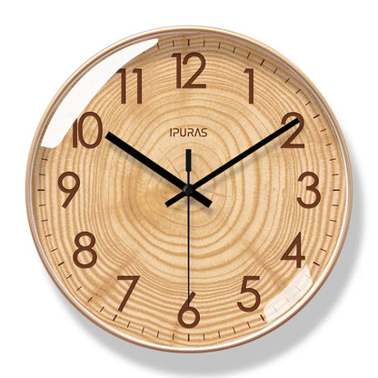 TimeWisp | Retro Scandinavian Minimalist Wall Clock – Timeless Design for Home & Office