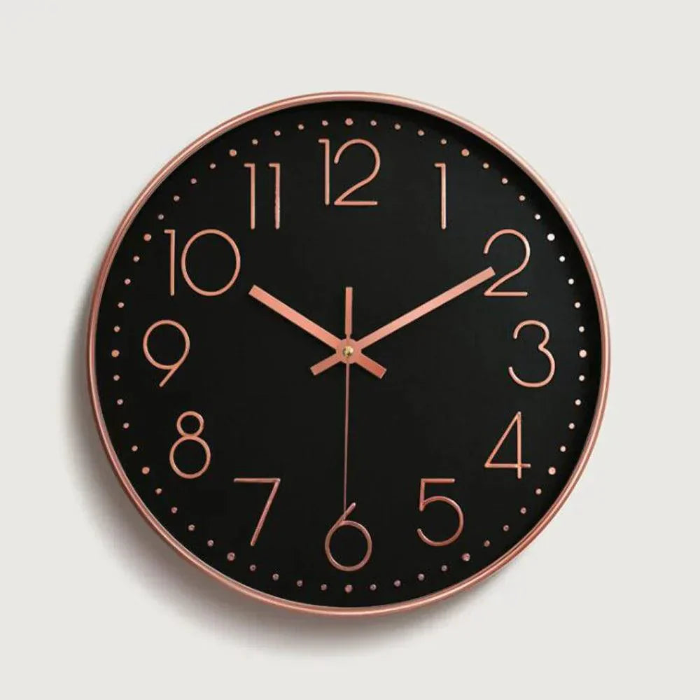 30cm Silent Non-Ticking Wall Clock – Modern Minimalist Design