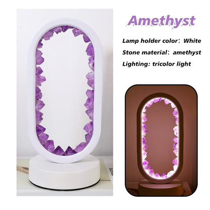 AuraStone | Natural Calming Amethyst Serenity Lamp