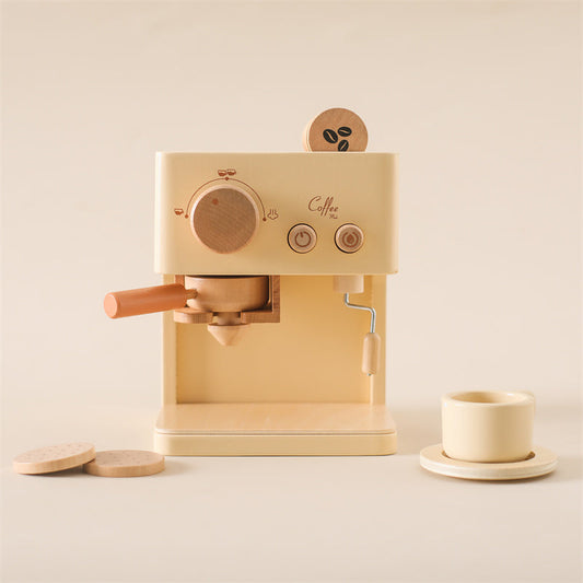 Little Barista Wooden Coffee Machine – Educational Pretend Play Toy | for Kids Age 1+