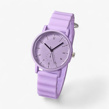 Mina Jelly Watch – Colourful Quartz Watch with Elegant Silicone Wave Strap