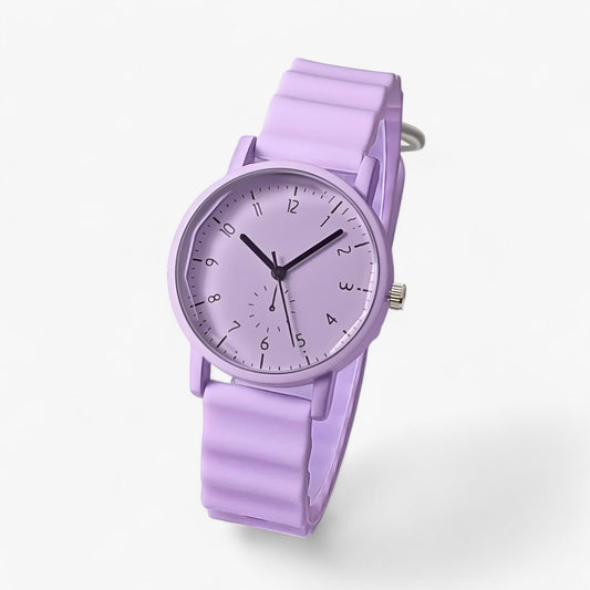 Mina Jelly Watch – Colourful Quartz Watch with Elegant Silicone Wave Strap