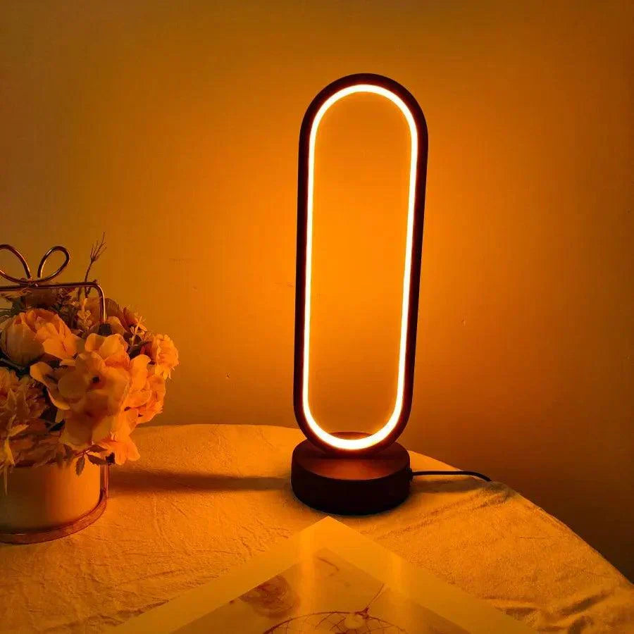 LED Night Lamp – Stylish Three-Colour Dimmable Bedside Light
