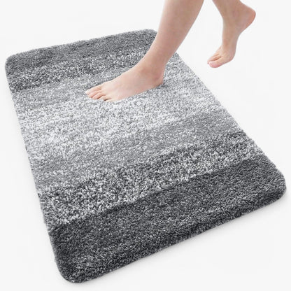 Super Absorbent Anti-Slip Bath Mat – Quick Drying Bathroom Rug for Dry Feet