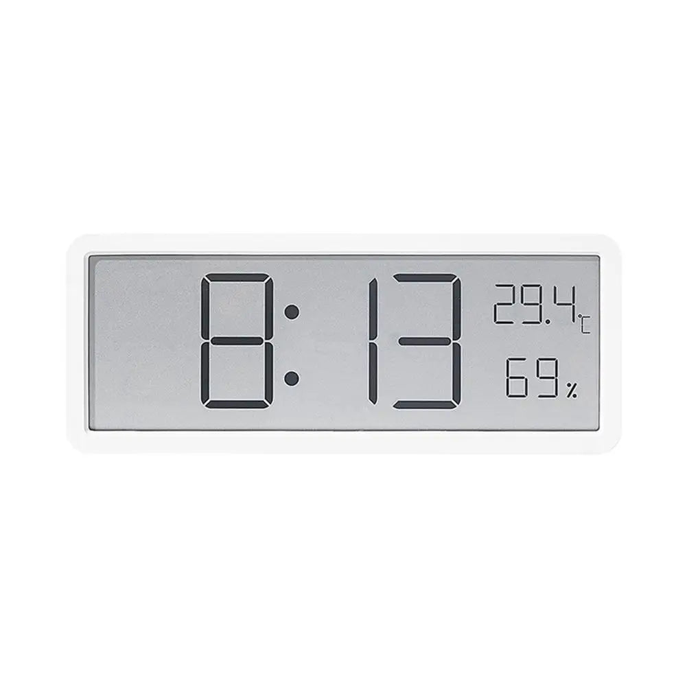 TimeVibe Large LED Digital Wall Clock with Temperature & Humidity Display