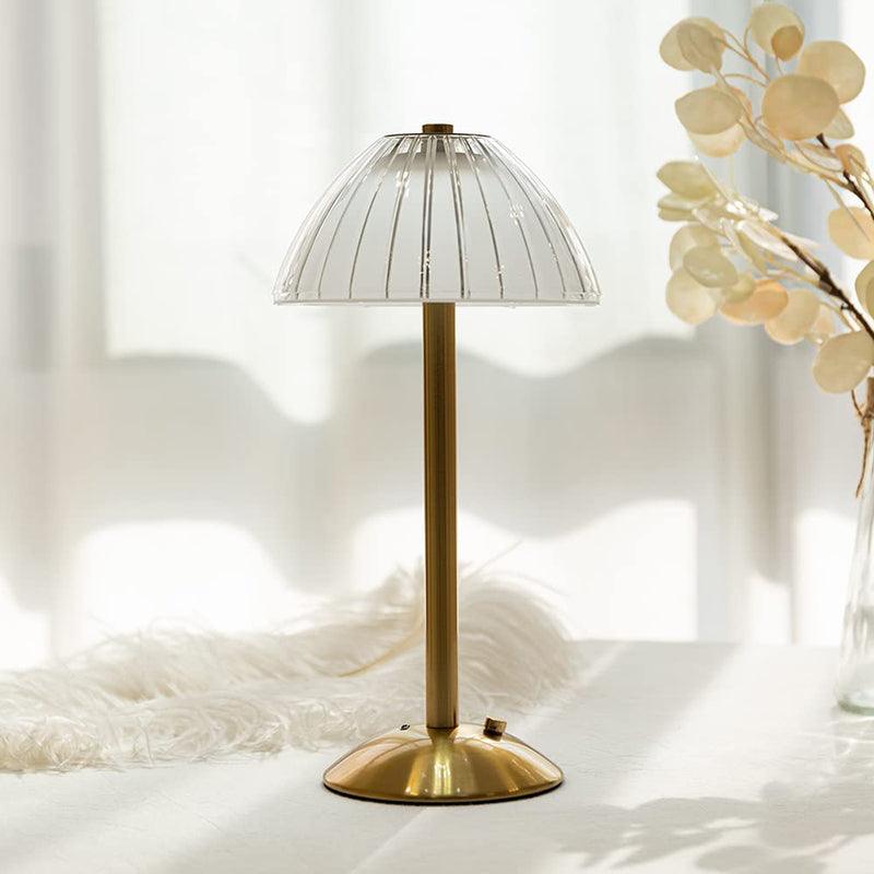 LumiFleur Wireless LED Table Lamp – Elegant Rechargeable Light with Warm Glow
