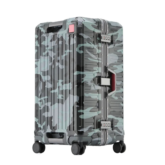 Zagreb – Wide Handle Hardshell Suitcase with Aluminium Frame & 360° Spinner Wheels