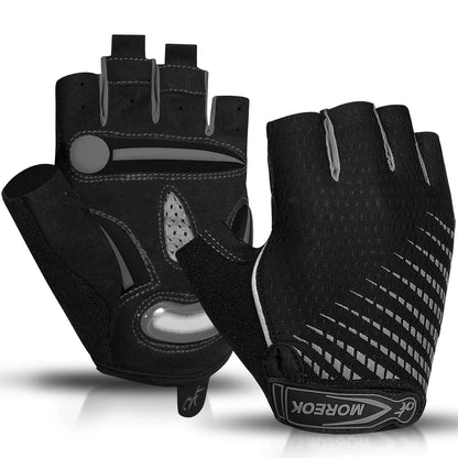 RideEase Half Finger Cycling Gloves – Shock Absorbing, Breathable & Anti-Slip Gloves