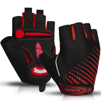 RideEase Half Finger Cycling Gloves – Shock Absorbing, Breathable & Anti-Slip Gloves