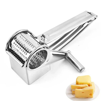 Rotary Cheese Grater – Stainless Steel Kitchen Essential for Effortless Grating
