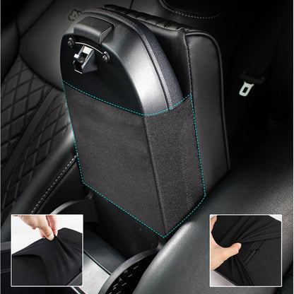 Oraliu Leather Car Armrest Box Pad (Universal style)