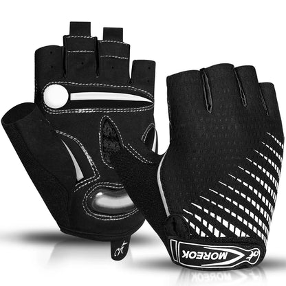 RideEase Half Finger Cycling Gloves – Shock Absorbing, Breathable & Anti-Slip Gloves