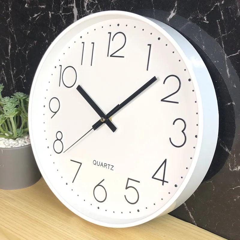 30cm Silent Non-Ticking Wall Clock – Modern Minimalist Design