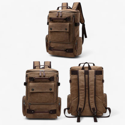 Vintage Canvas Backpack – Stylish & Functional with Laptop Compartment for Everyday & Adventure