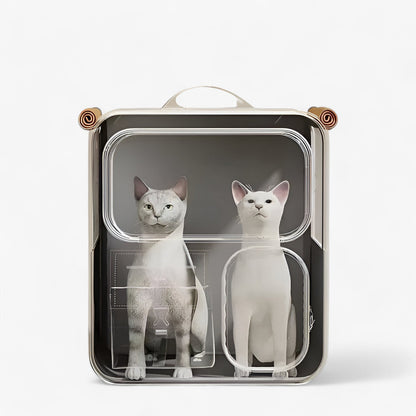 Luna – Cat Travel Backpack with Wheels & Removable Trolley Function