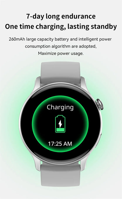 Smart Gold Women’s Smartwatch – Elegant Stainless Steel Design with Activity Tracking & Notifications