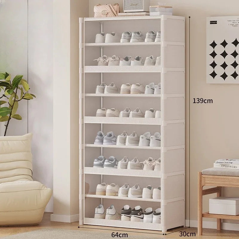TransRack – Transparent Multi-Layer Shoe Storage Cabinet