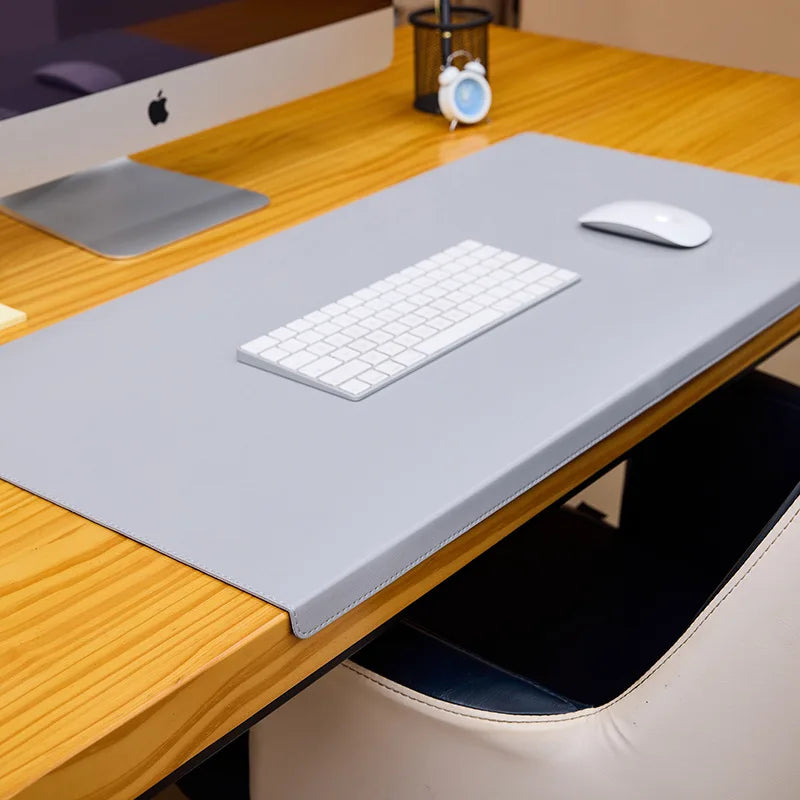 Ergonomic PU Leather Desk Mat – Wrist & Elbow Support with Non-Slip Surface for Office & Gaming