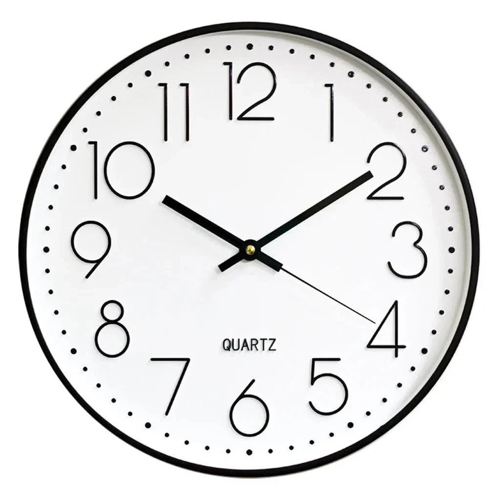 30cm Silent Non-Ticking Wall Clock – Modern Minimalist Design