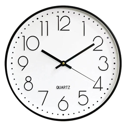 30cm Silent Non-Ticking Wall Clock – Modern Minimalist Design