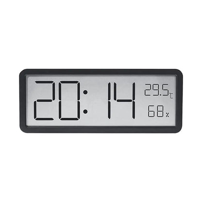 TimeVibe Large LED Digital Wall Clock with Temperature & Humidity Display