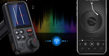 Bluetooth Car Radio Music Player – FM Transmitter with Dual USB & Hands-Free Calling