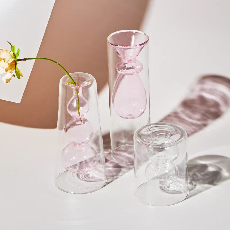 GlassBloom | Nordic Colourful Artistic Glass Vase