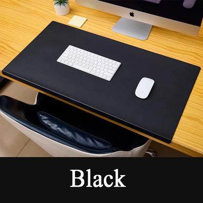 Ergonomic PU Leather Desk Mat – Wrist & Elbow Support with Non-Slip Surface for Office & Gaming