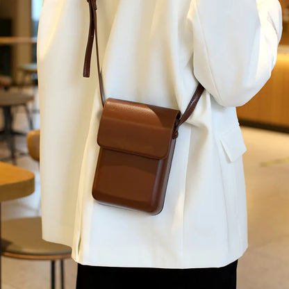 Lara | Minimalist Small PU Leather Crossbody Bag