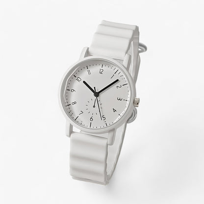 Mina Jelly Watch – Colourful Quartz Watch with Elegant Silicone Wave Strap
