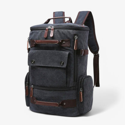 Vintage Canvas Backpack – Stylish & Functional with Laptop Compartment for Everyday & Adventure