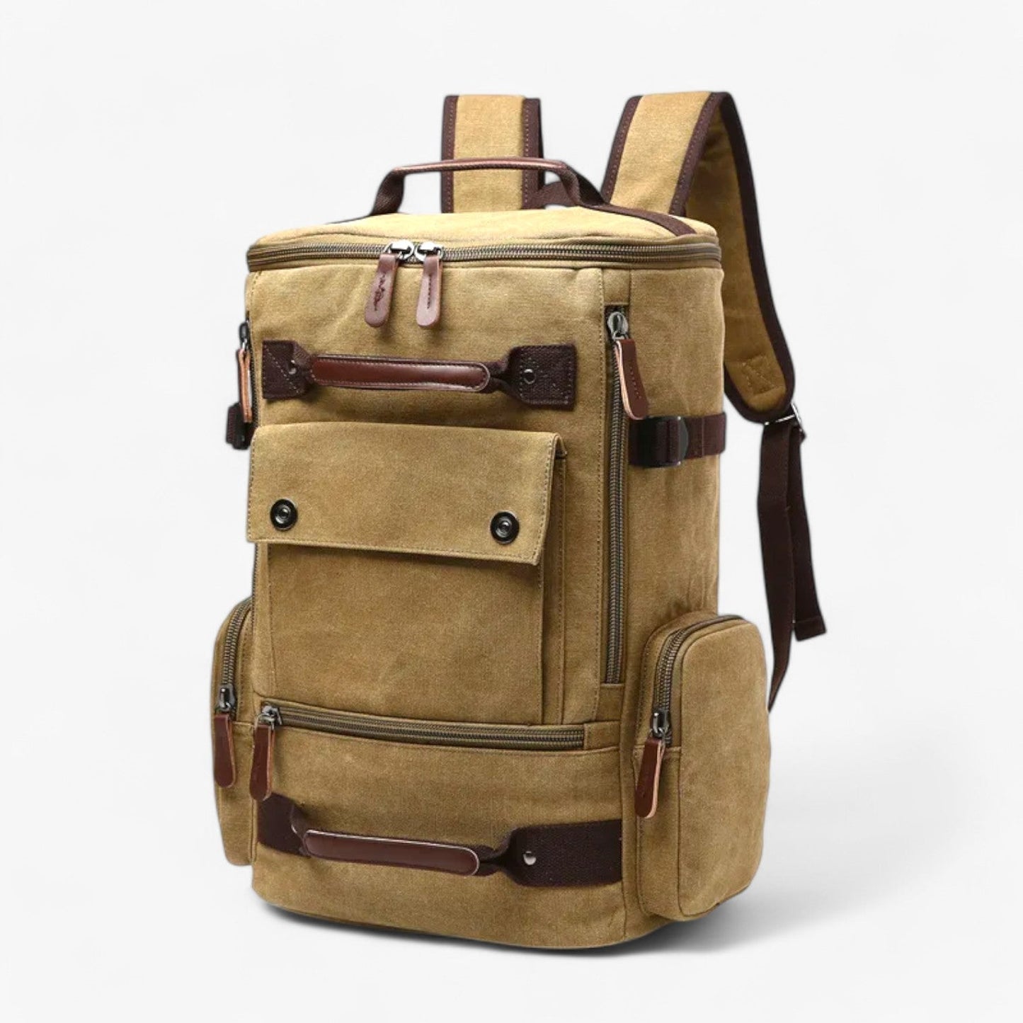Vintage Canvas Backpack – Stylish & Functional with Laptop Compartment for Everyday & Adventure