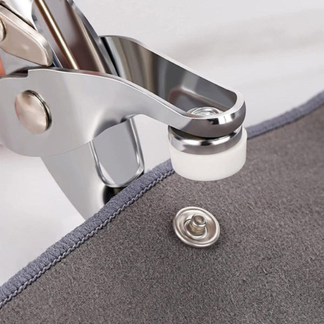 SnapPliers Snap Fastener Pliers – Precision Tool for Easy Button Attachment on Fabric, Leather & DIY Projects