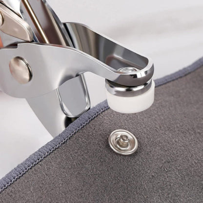 SnapPliers Snap Fastener Pliers – Precision Tool for Easy Button Attachment on Fabric, Leather & DIY Projects