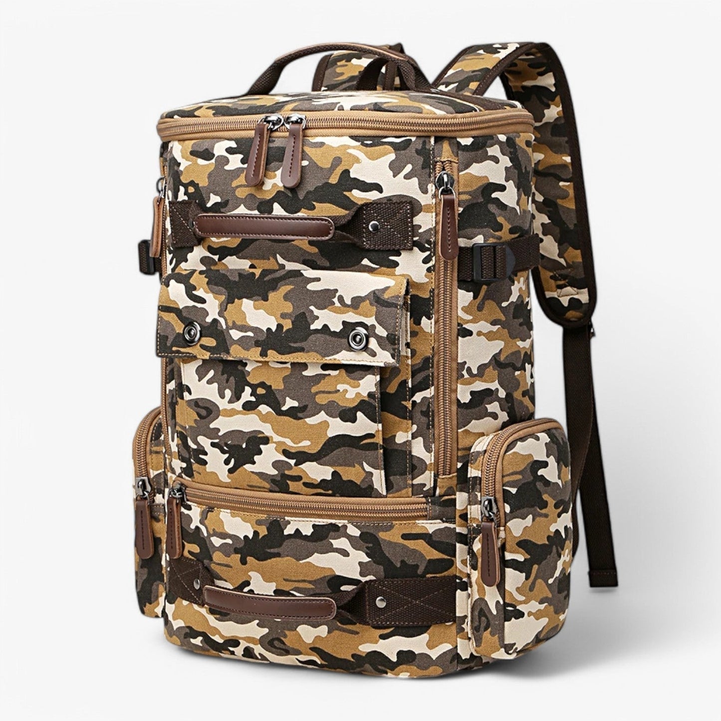Vintage Canvas Backpack – Stylish & Functional with Laptop Compartment for Everyday & Adventure